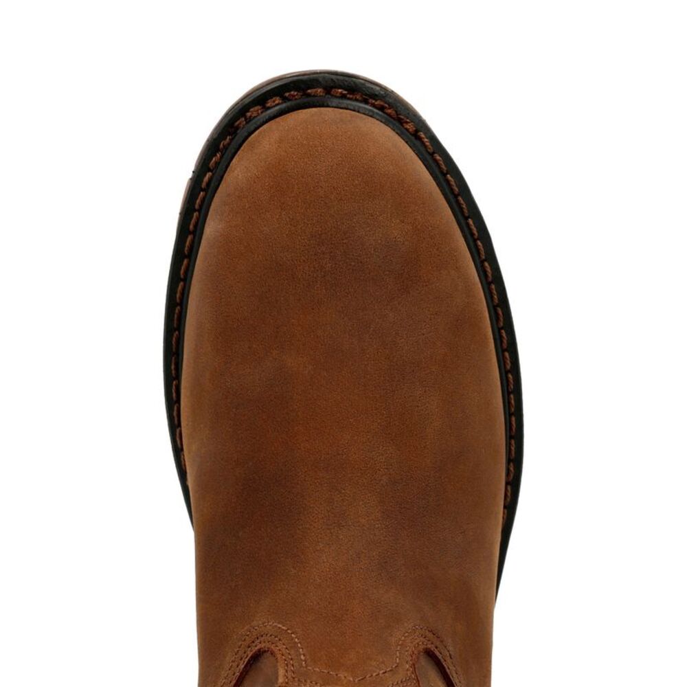 Georgia Boot Mens Carbo-Tec LT Brown Boots (NWT) - Picture 5 of 5